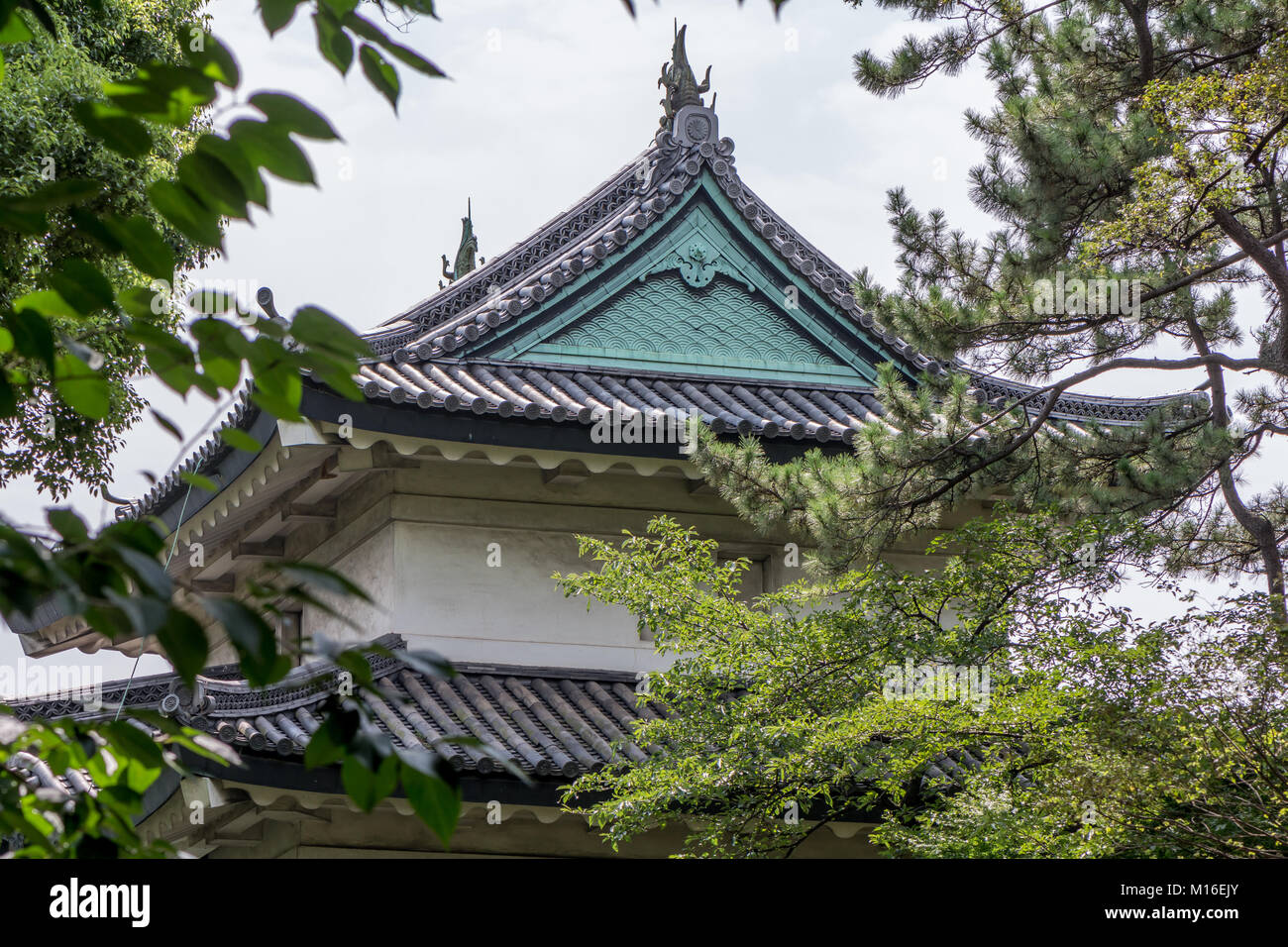 Dach in der Imperial Royal Garden Stockfoto
