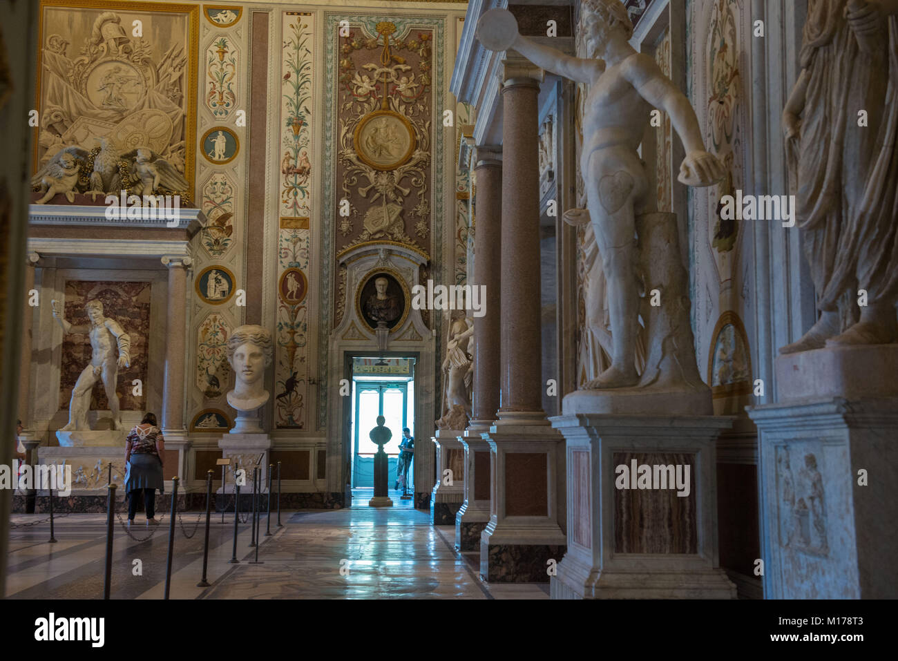 Rom, Italien. Galleria Borghese. Stockfoto