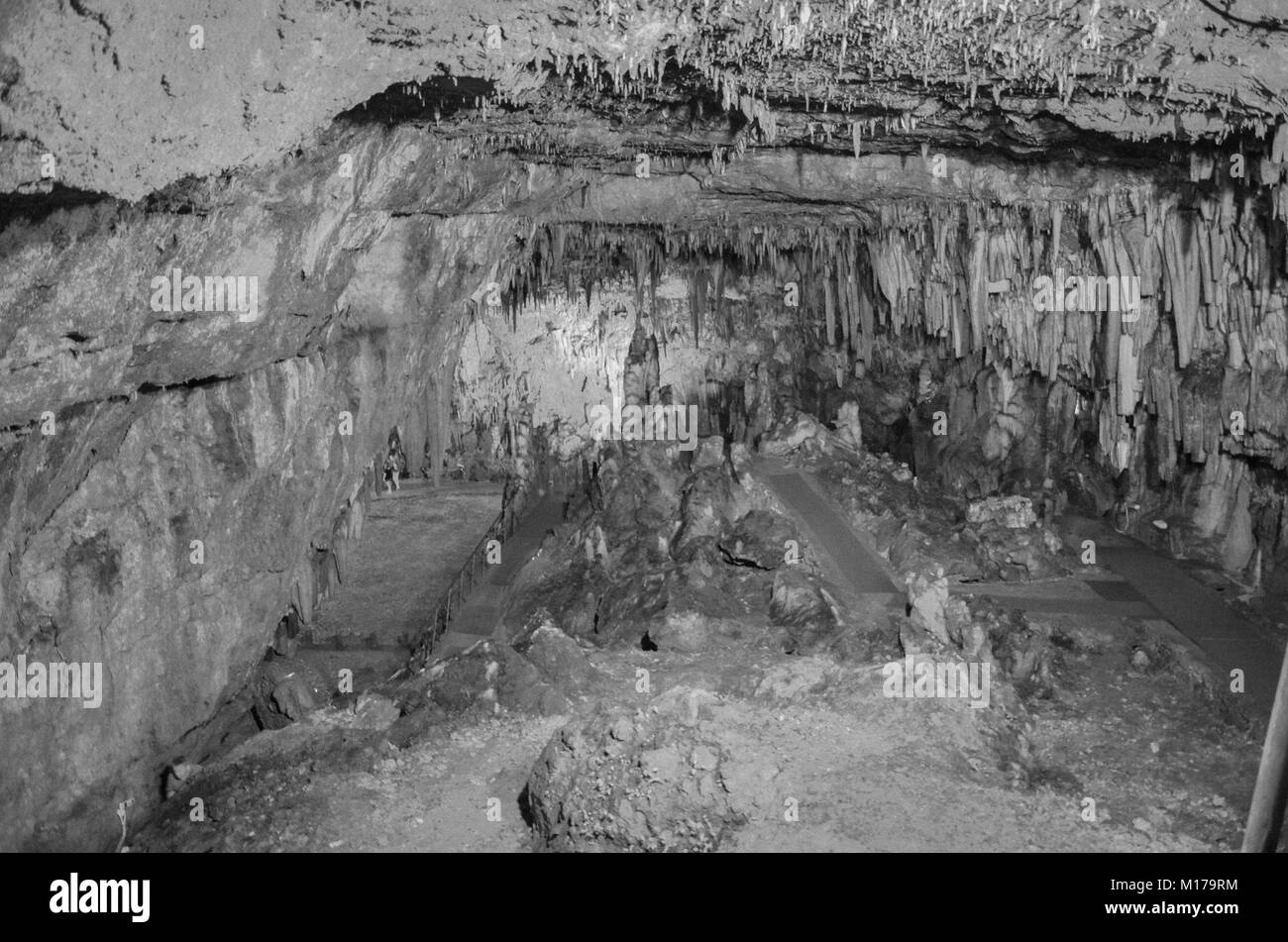 Die drogarati Höhle auf Kefalonia Stockfoto