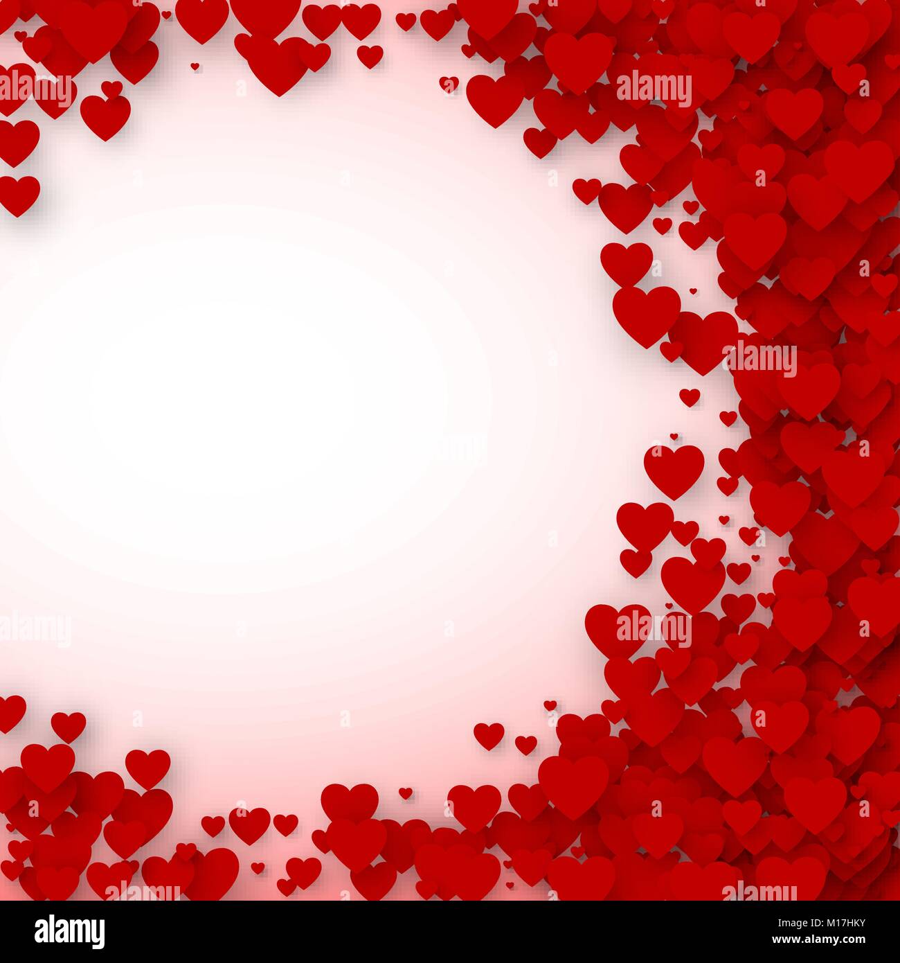 Valentines Tag Karte Abdeckung Konzept. Vector Hintergrund Stock Vektor