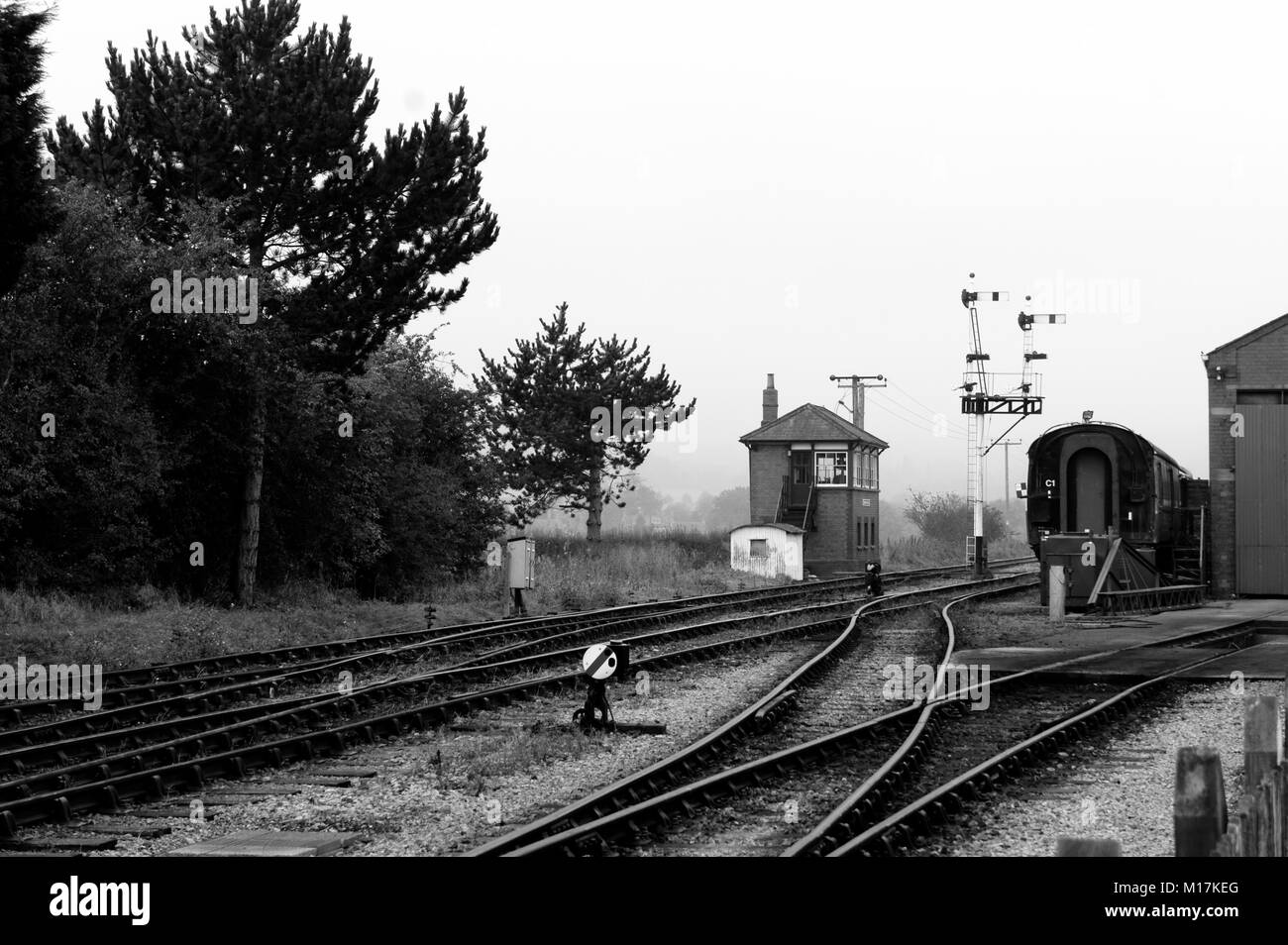 Gloucestershire Warwickshire Railway Headquarters im Bahnhof Toddington in Gloucestershire Stockfoto