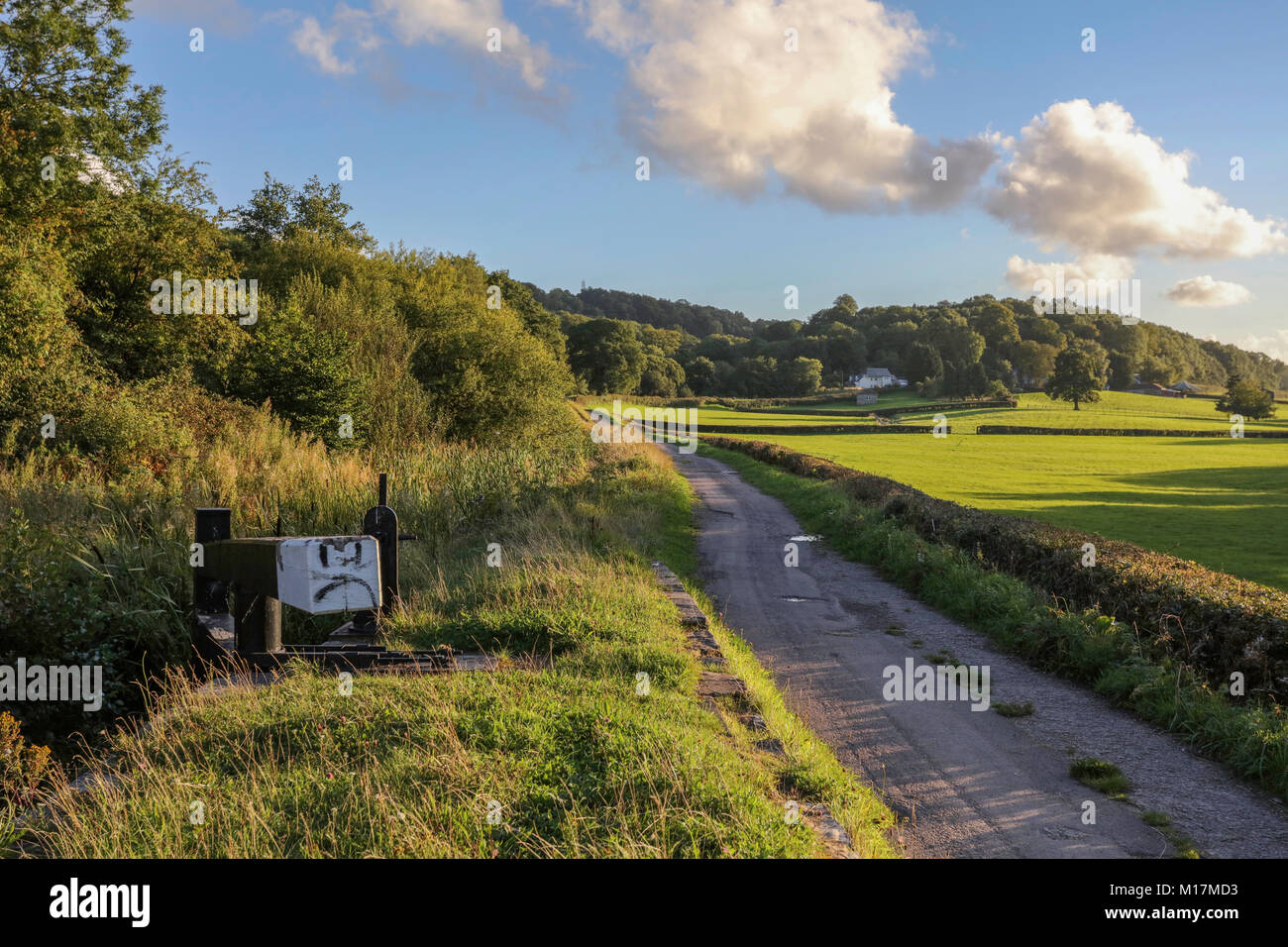 Monmouthshire und Brecon Canal in Newport, Gwent, Wales UK Stockfoto