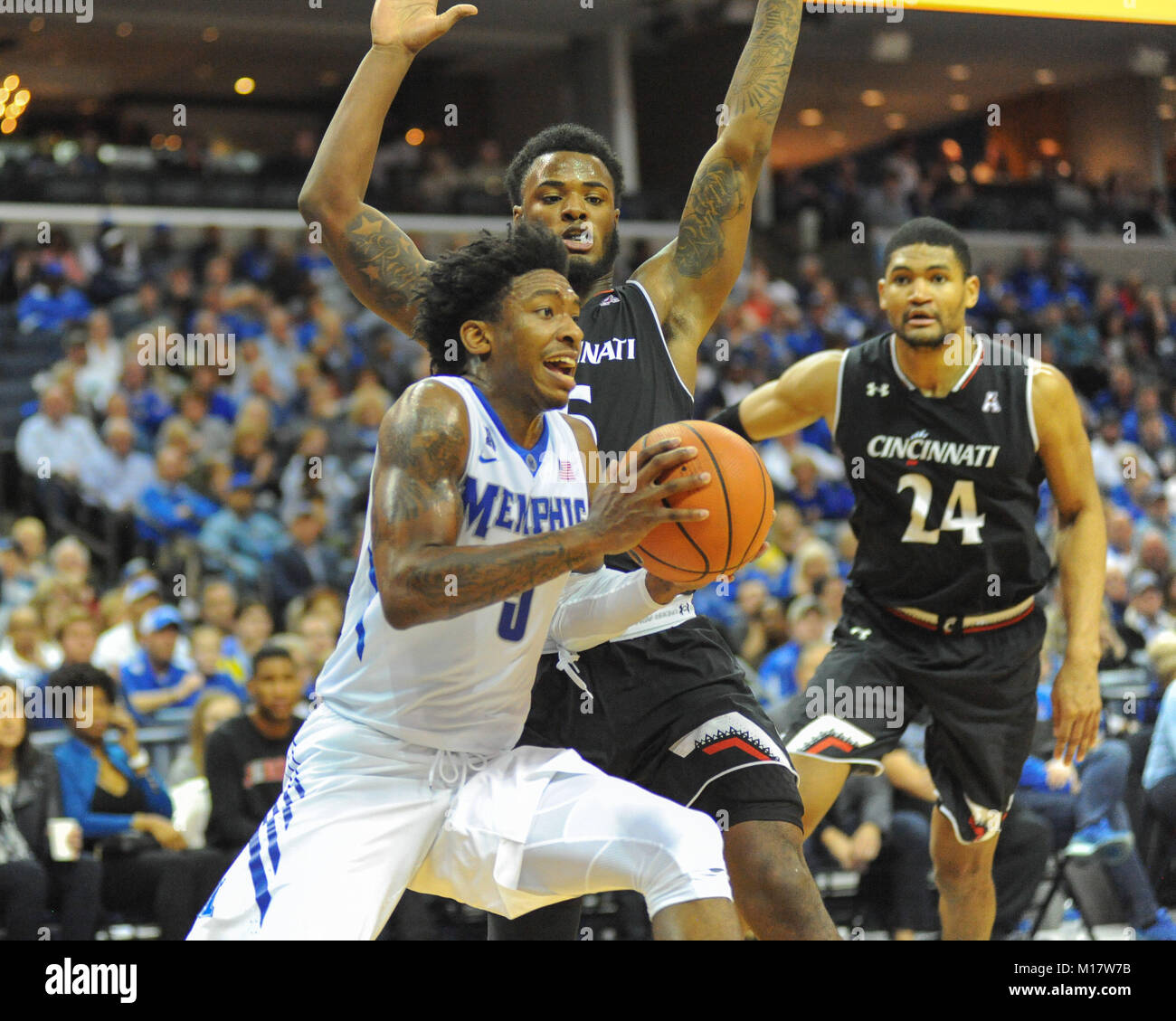 Januar 27, 2018; Memphis, TN, USA; Memphis Tigers Guard, KAREEM BREWTON