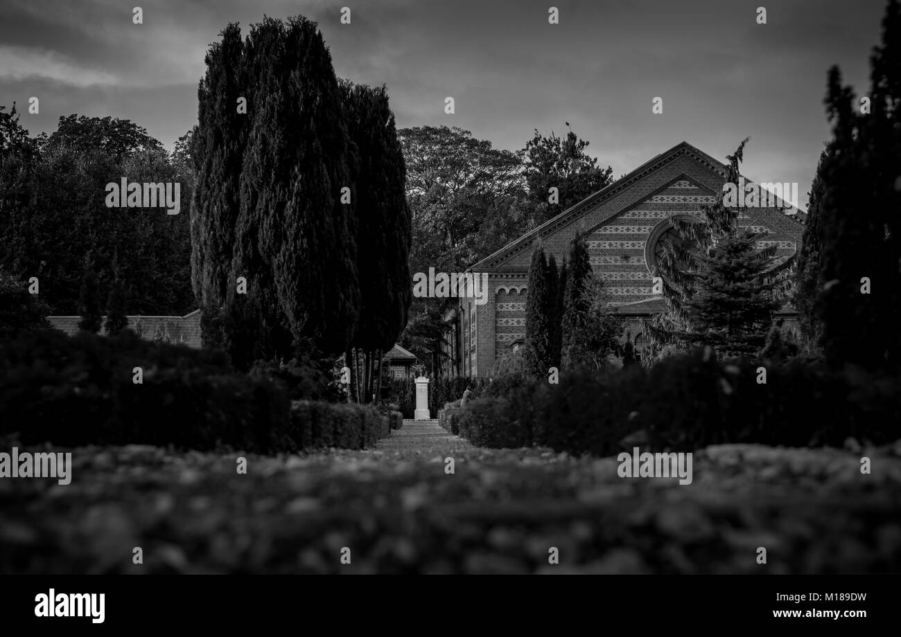 Friedhof in Dänemark Stockfoto