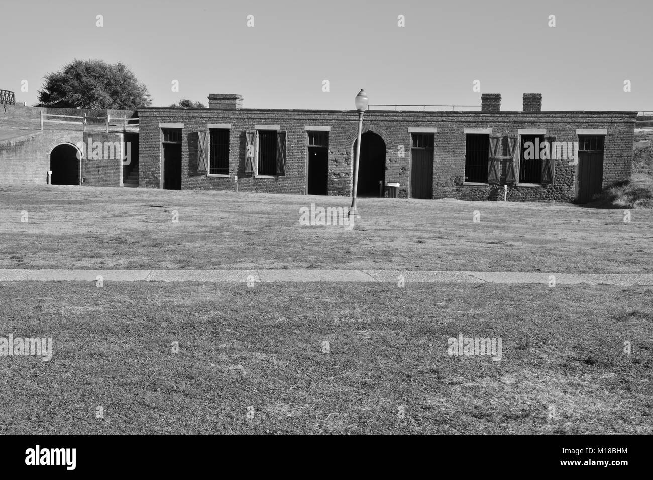 Fort Gaines ein Amerikanischer Bürgerkrieg Festung im Amerikanischen Bürgerkrieg eingesetzt. Stockfoto