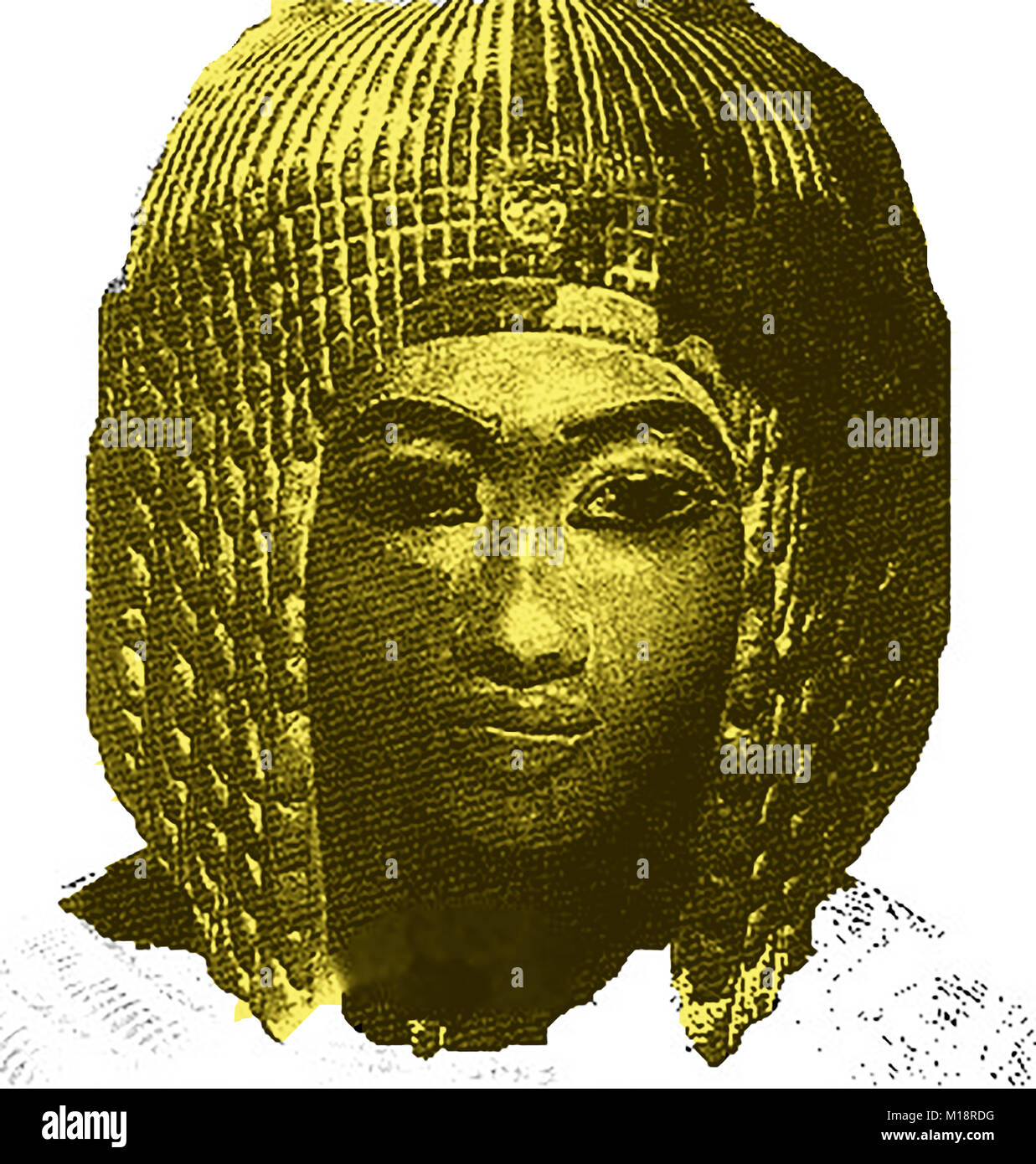 Ägyptologie, Magie und Mystik - MERY AMON Amarna, (II) die vermeintliche "Königin des Ägyptischen Pharao AKENATEN verloren Stockfoto