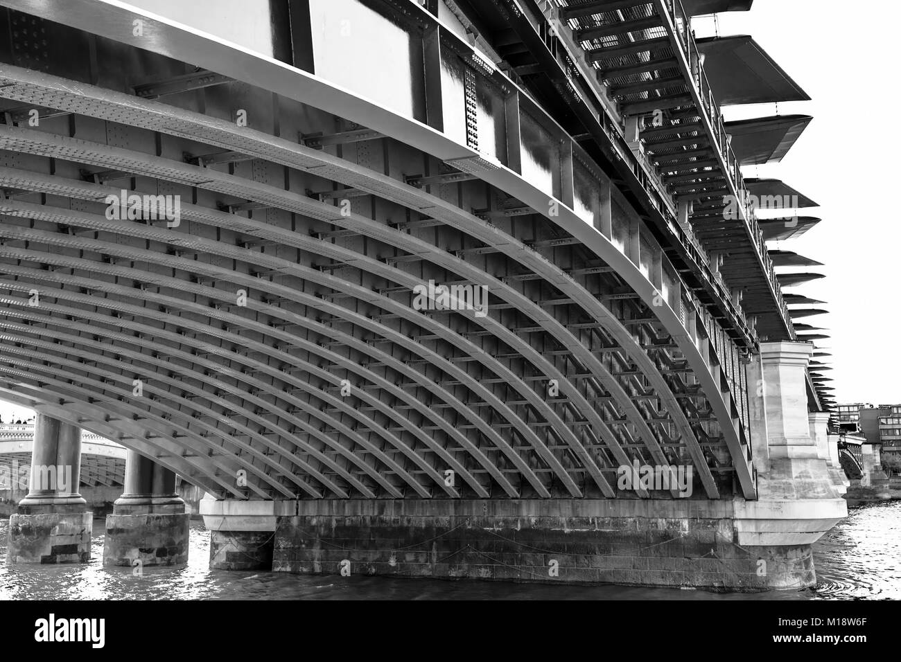 Blackfriars Bridge in London Stockfoto