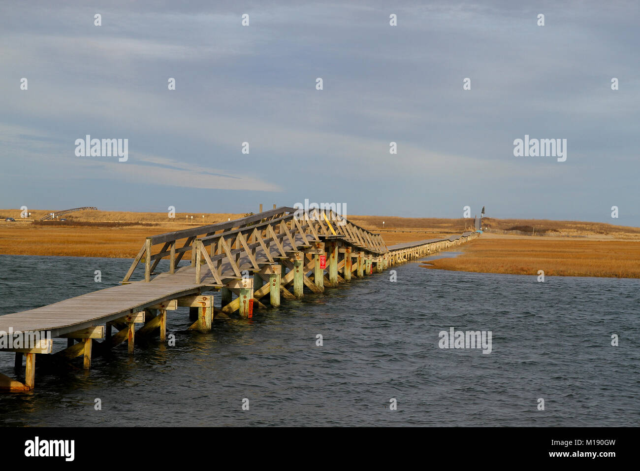 Boardwalk, Sandwich, Cape Cod, Massachusetts, United States Stockfoto
