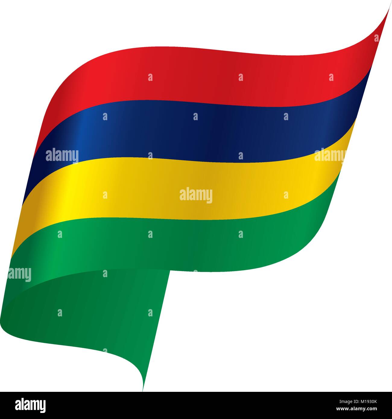 Mauritius Flagge, Vektor, Abbildung Stock Vektor