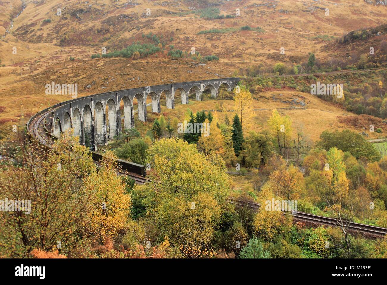 Glenfinnan Viadukt Stockfoto