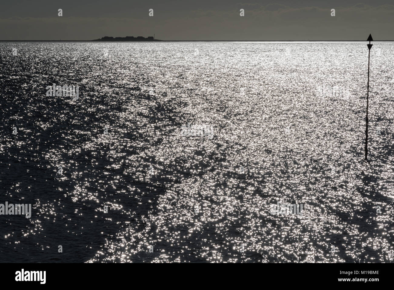 Nordsee, Wyk gesehen auf der Insel Foehr, UNESCO Weltnaturerbe, Nordfriesland, Schleswig-Holstein, Deutschland, Europa Stockfoto