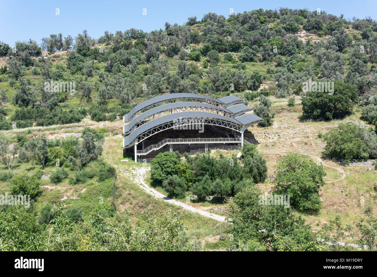 Ancient Eleutherna archäologische Stätte, Eleutherna, Rethimnon, Kreta (Kriti), Griechenland Stockfoto