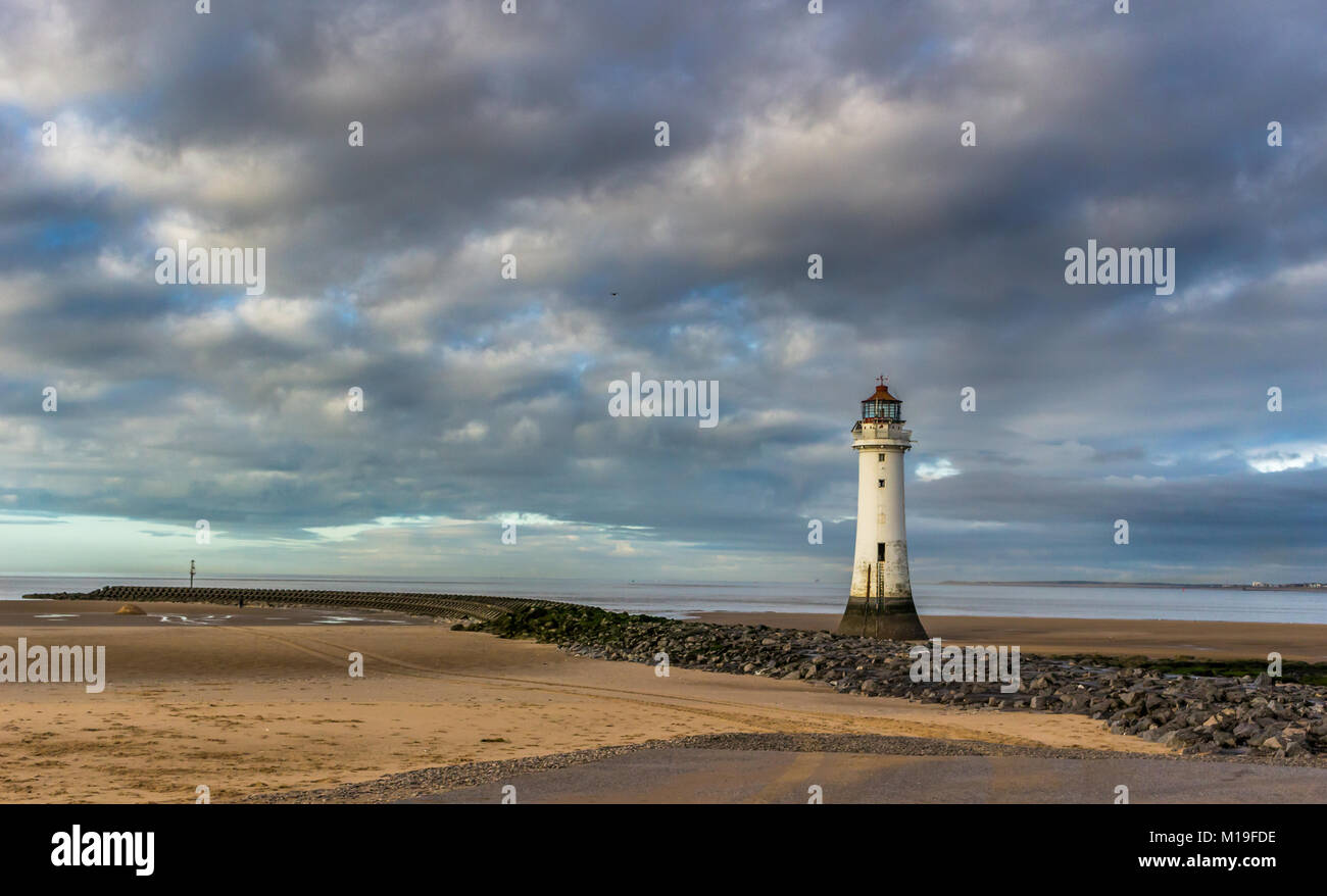 New Brighton Leuchtturm Stockfoto