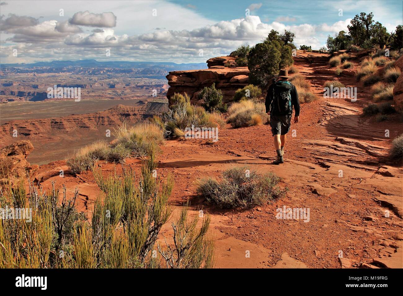 Erforschung von so vielen US National Parks wie möglich hat ein Ziel, die wir erfolgreich und glücklich sind in den Prozeß zur Vollendung - uns sehen! Stockfoto