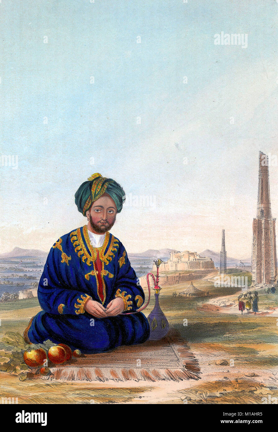 Hyder Khan, der Gouverneur von Ghuznee 1848 Stockfoto