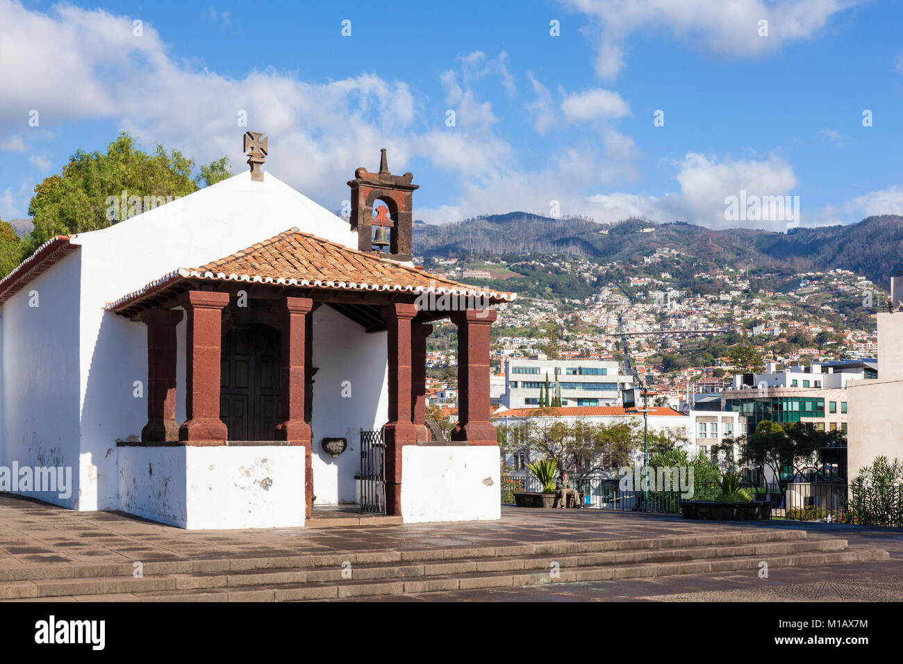 Madeira Portugal Madeira Funchal Madeira Santa Catarina Kapelle Capela de Santa Catarina Santa Catarina Park Funchal Madeira Portugal eu Europa Stockfoto