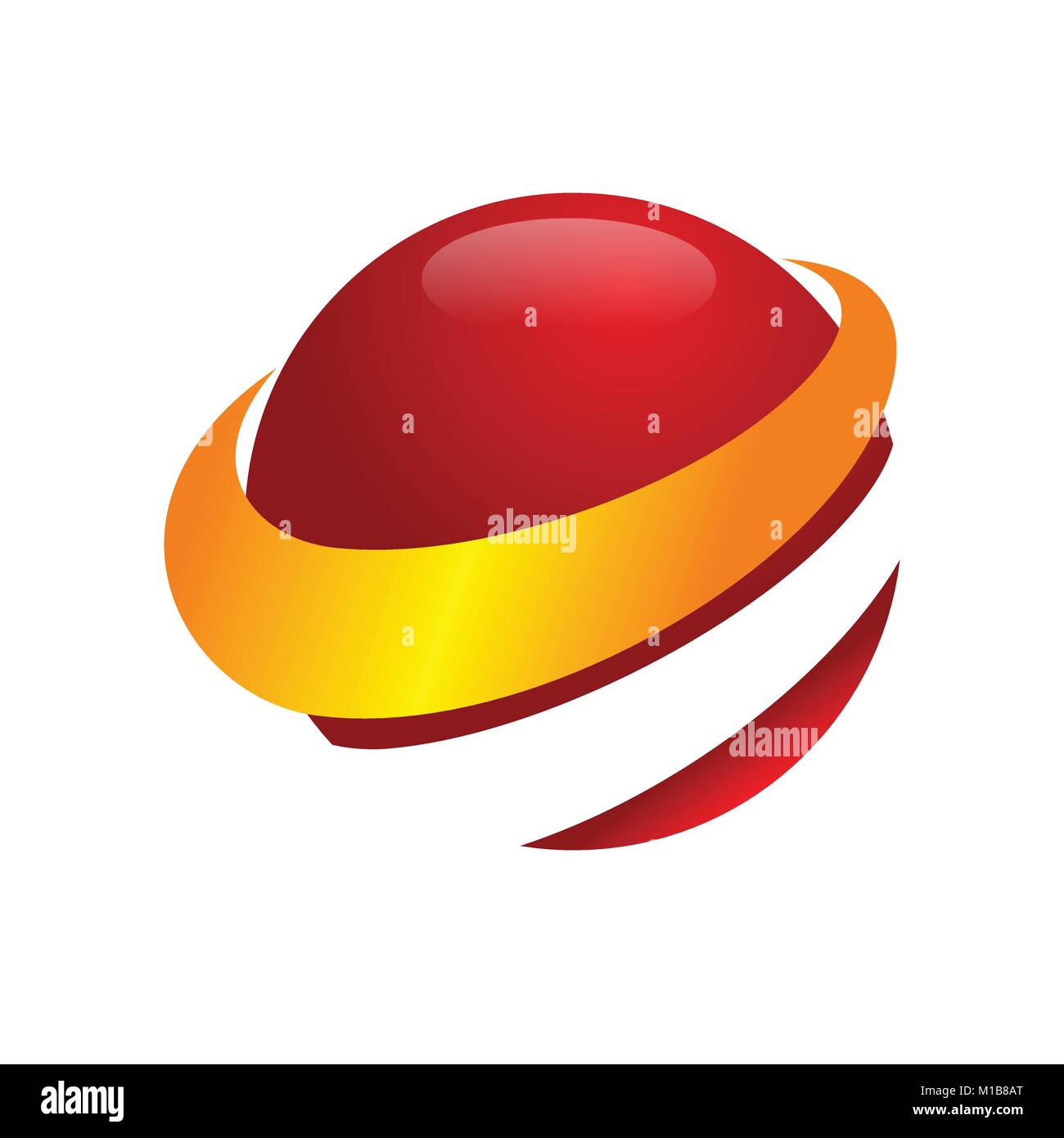 3D-globale Industrie Symbol Vektor Grafik Design Stock Vektor