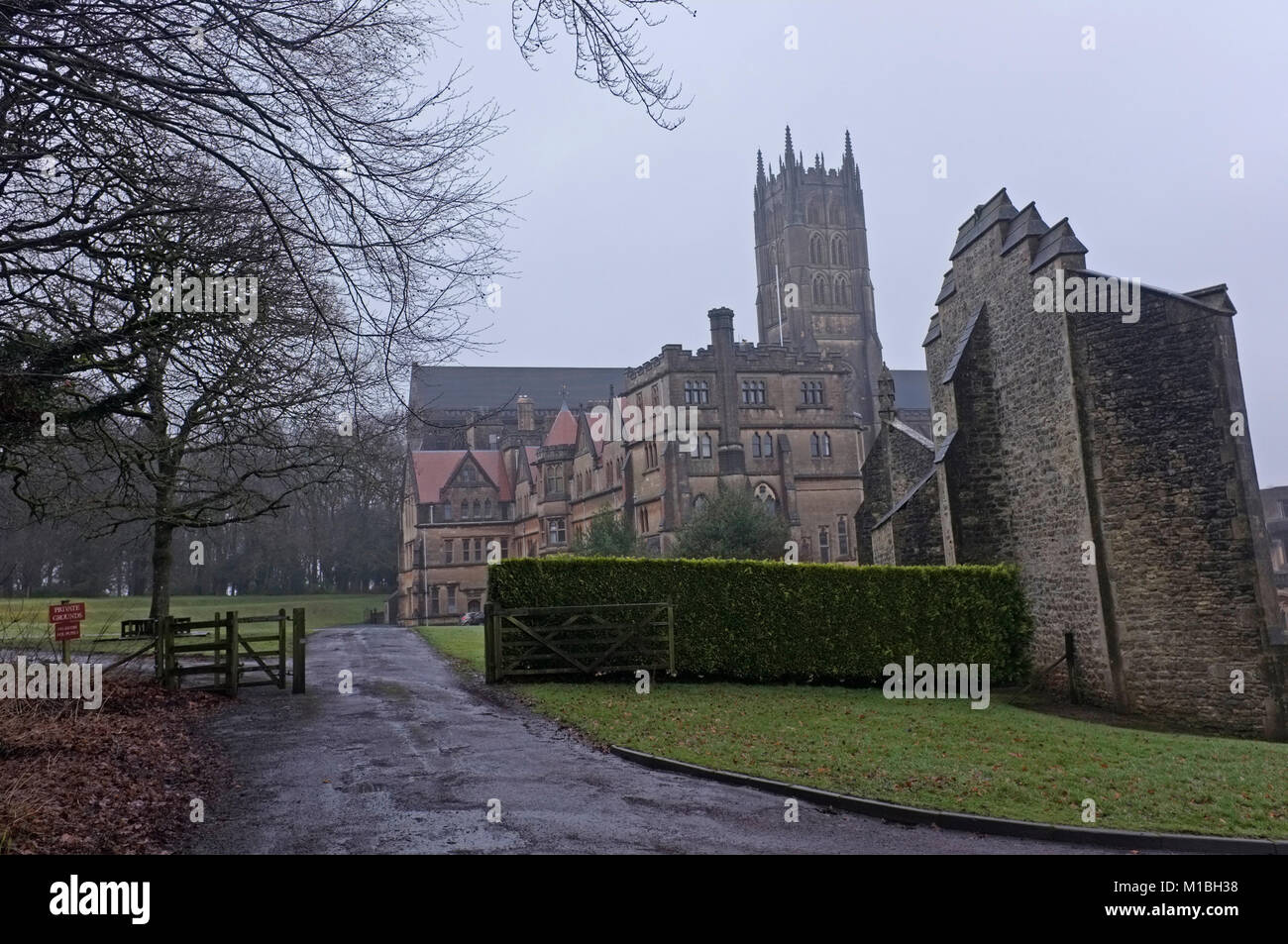 Nachteil Schule in Somerset. Stockfoto
