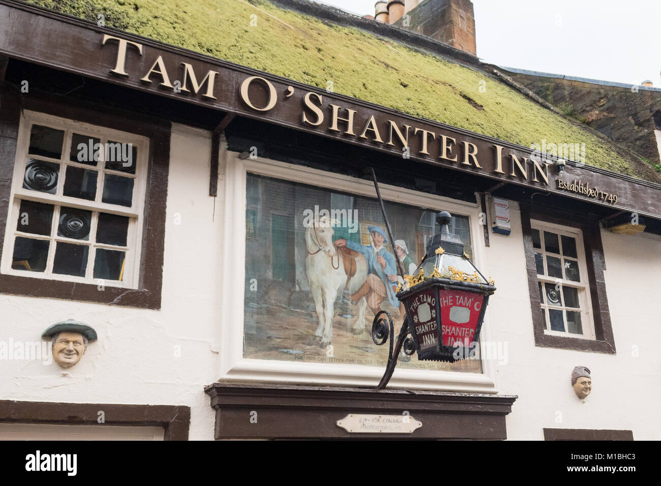 Tom O'Shanter Inn, Ayr, Schottland, UK Stockfoto