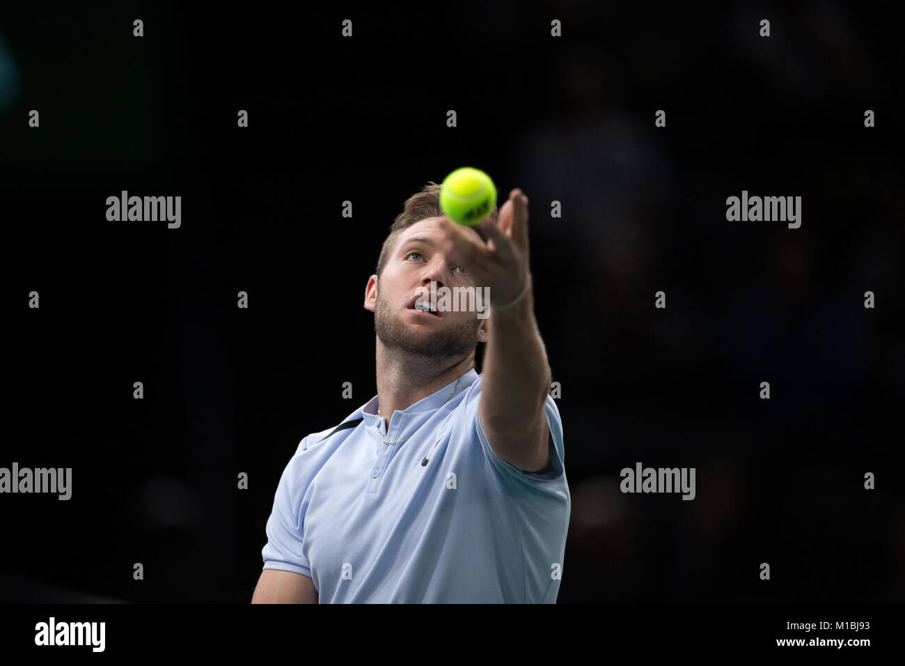 Tennis Player Jack Socke an die Rolex Paris Meister an der Accord Hotel Arena in Paris 2017/11/02 Stockfoto