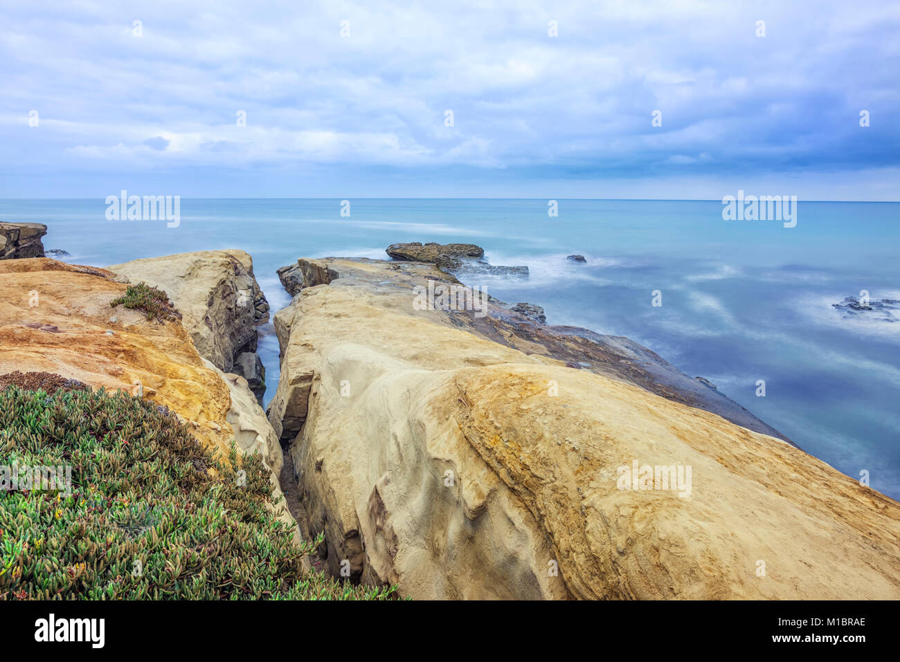 Malerische Küste in San Diego, Kalifornien, USA. Stockfoto