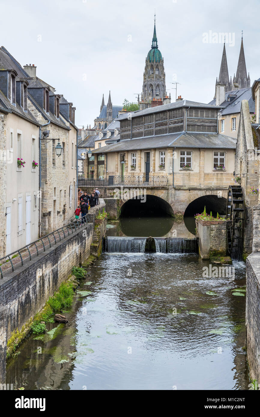 Bayeux, Calvados, Basse-Normandie, Frankreich, Europa Stockfoto