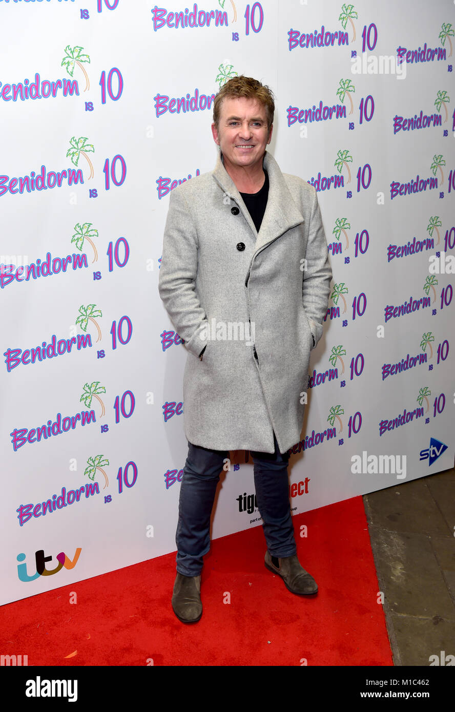 Shane Richie während der Benidorm ist 10 Veranstaltung, im Mayfair Curzon, London statt. Bild Datum: Montag, 29. Januar 2018. Photo Credit: Matt Crossick/PA-Kabel Stockfoto