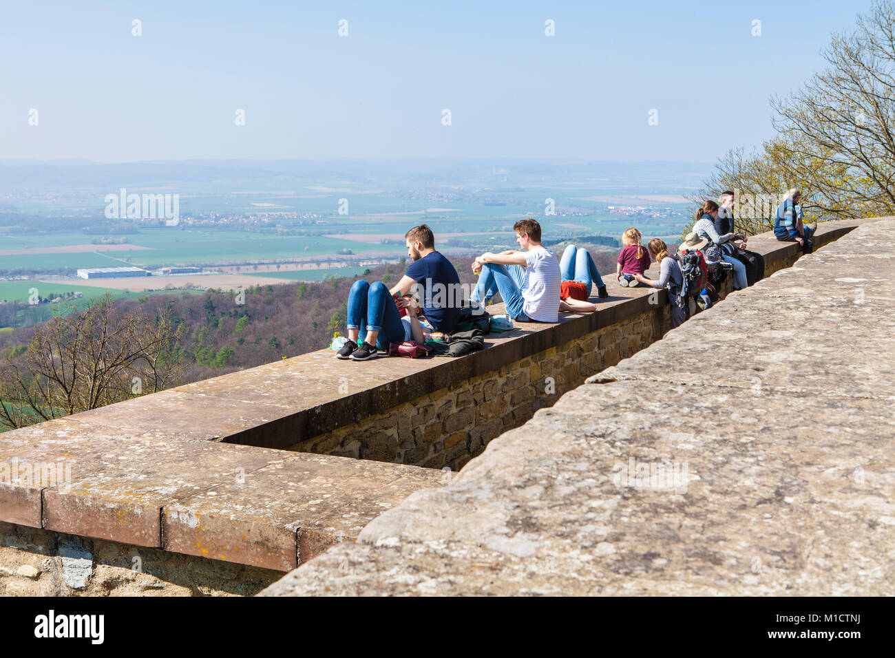 Burg Plesse, Niedersachsen, Deutschland Stockfoto