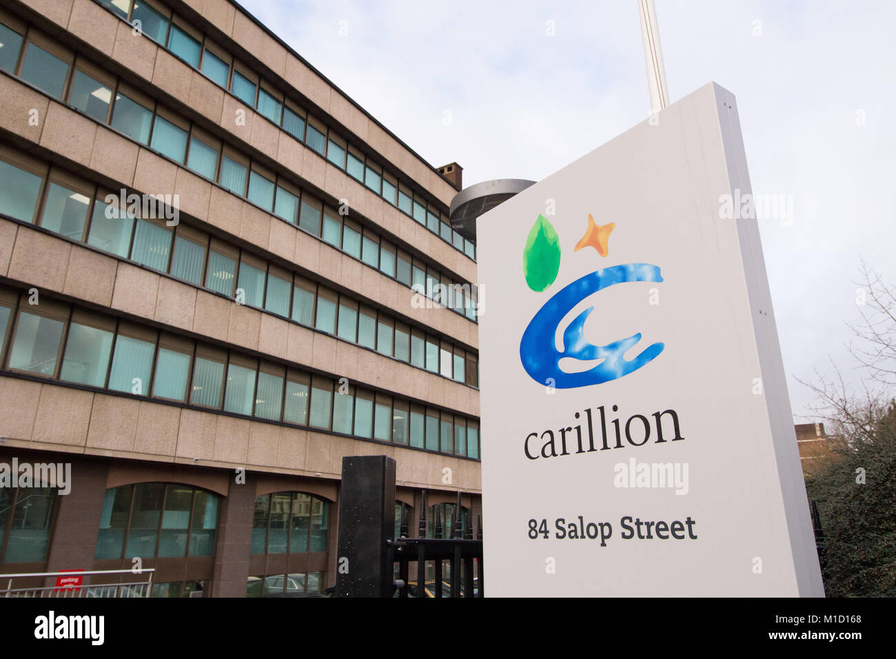 Carillion Hauptquartier, Salop Street, Wolverhampton Stockfoto