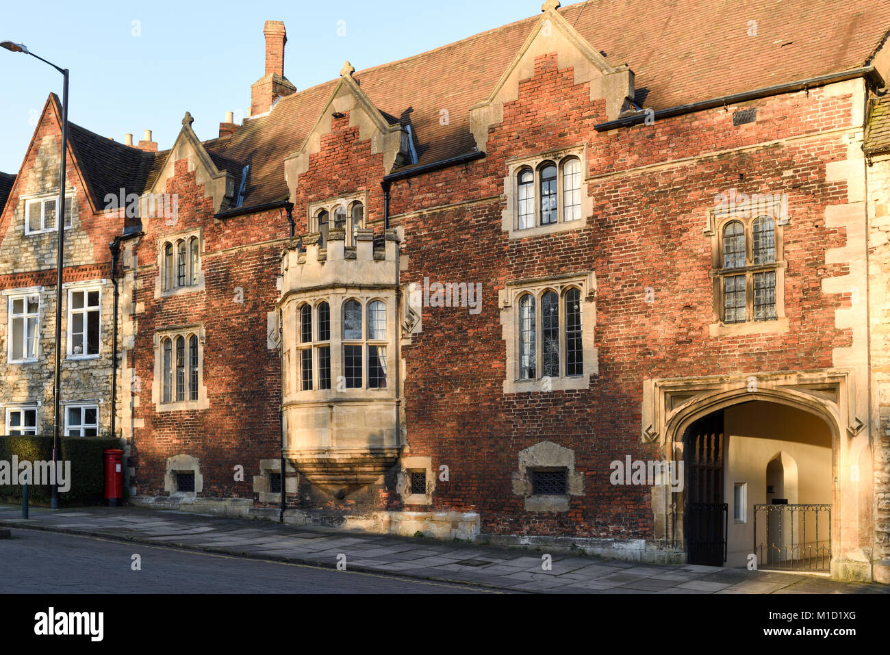 Priory Gate Lincoln, Großbritannien. Stockfoto