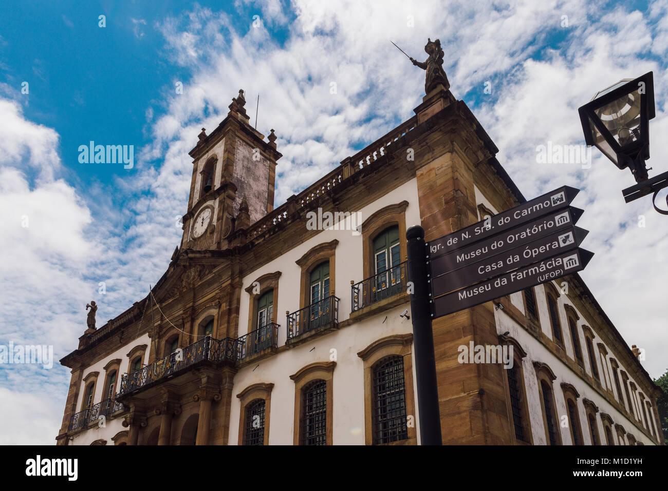 Ouro Preto, Minas Gerais, Brasilien Wahrzeichen Stockfoto