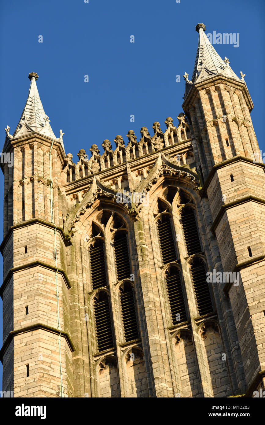 Die Kathedrale von Lincoln Lincolnshire, Großbritannien. Stockfoto