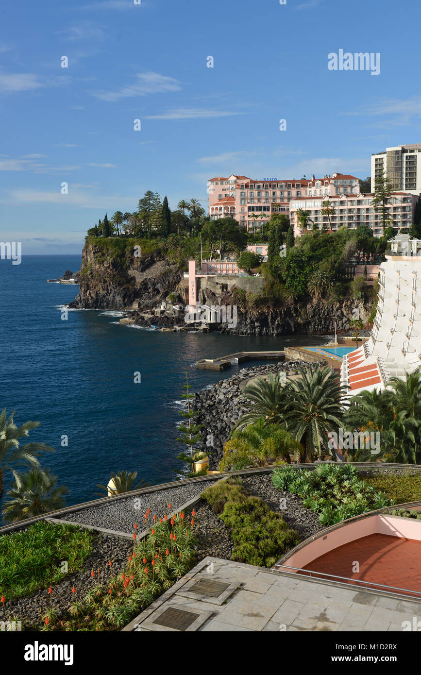 Hotel Reid's Palace', Estrada Monumental, Funchal, Madeira, Portugal, Hotel Reid's Palace' Stockfoto