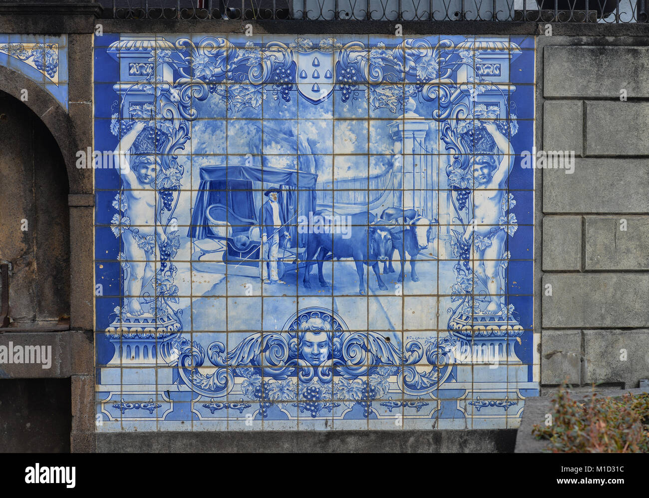 Azulejos, Funchal, Madeira, Portugal Stockfoto