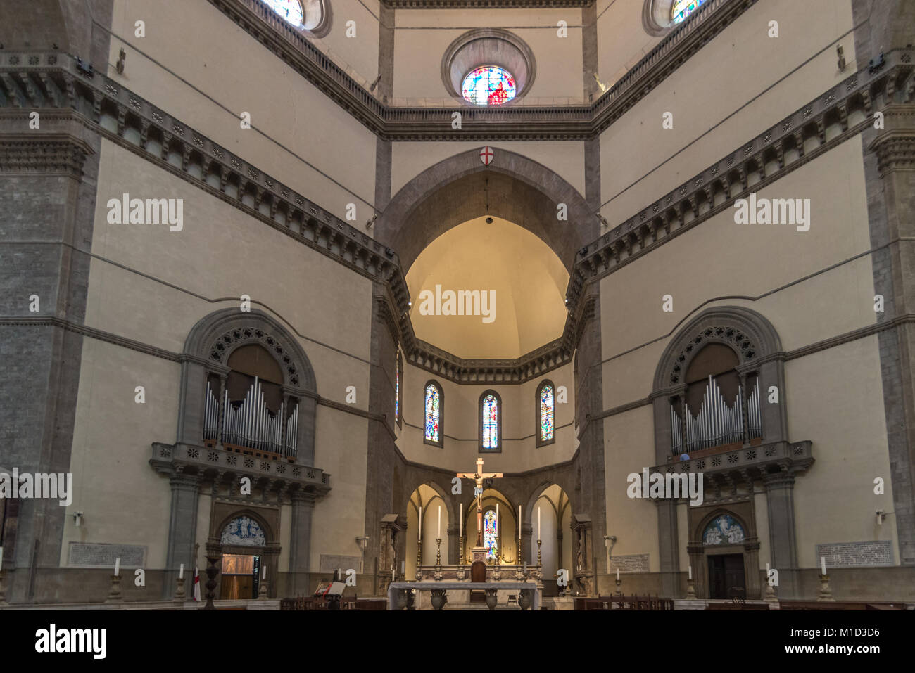 In der Kathedrale von Santa Maria Del Fiore verändern wird in Florenz, Italien Stockfoto