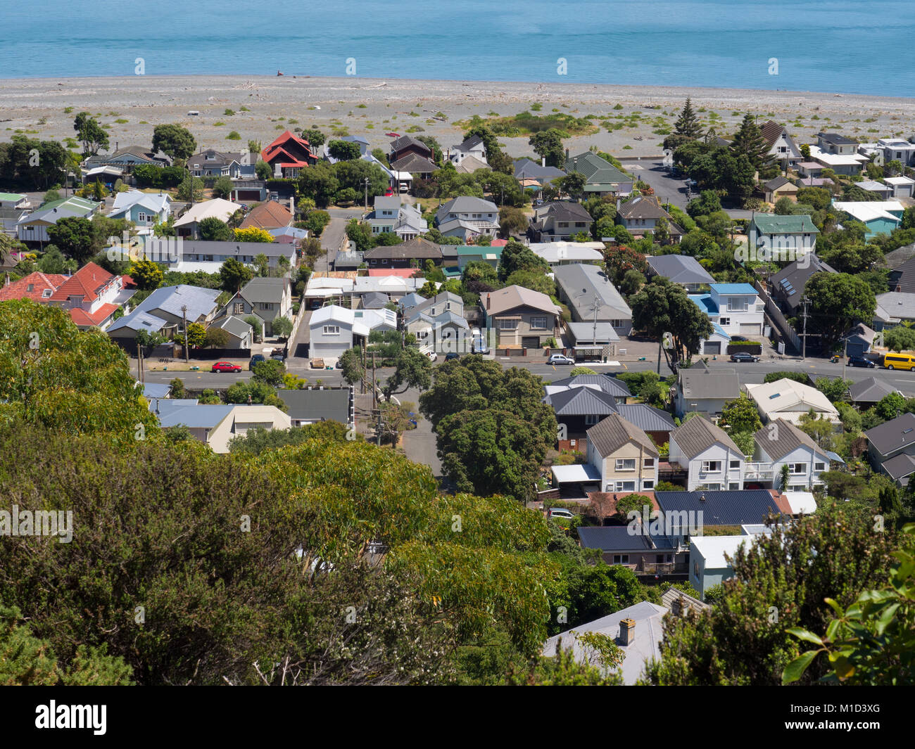 Häuser in Eastbourne Stockfoto