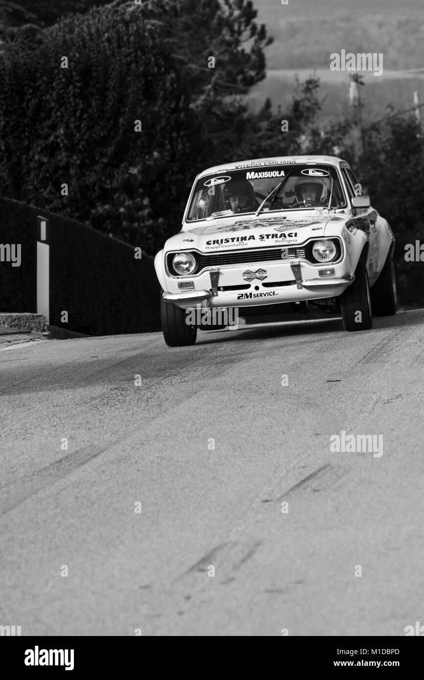 FORD ESCORT RS 1979 alten Rennwagen Rallye DIE LEGENDE 2017 Stockfoto