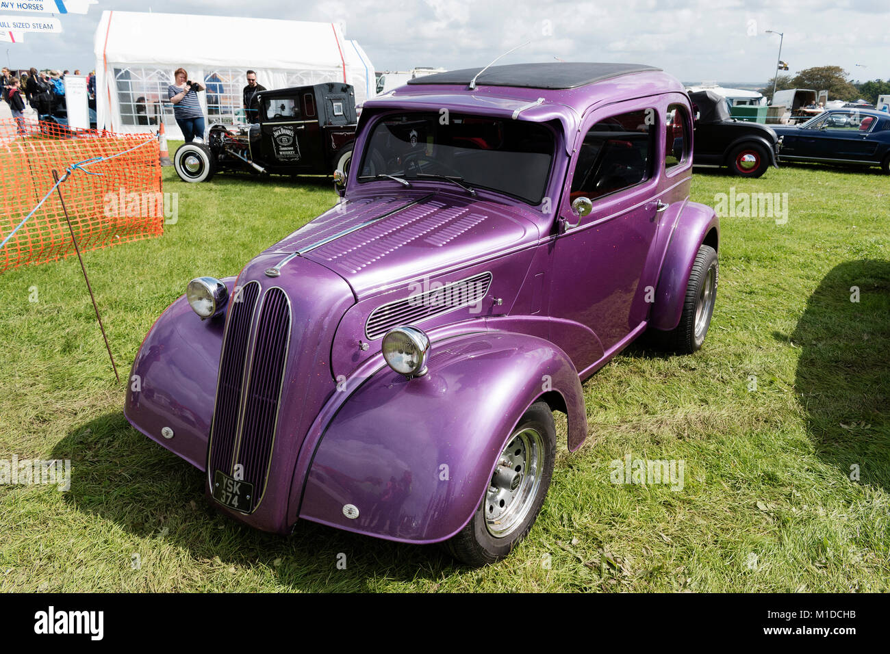 40Er vintage ford anglia Stockfoto