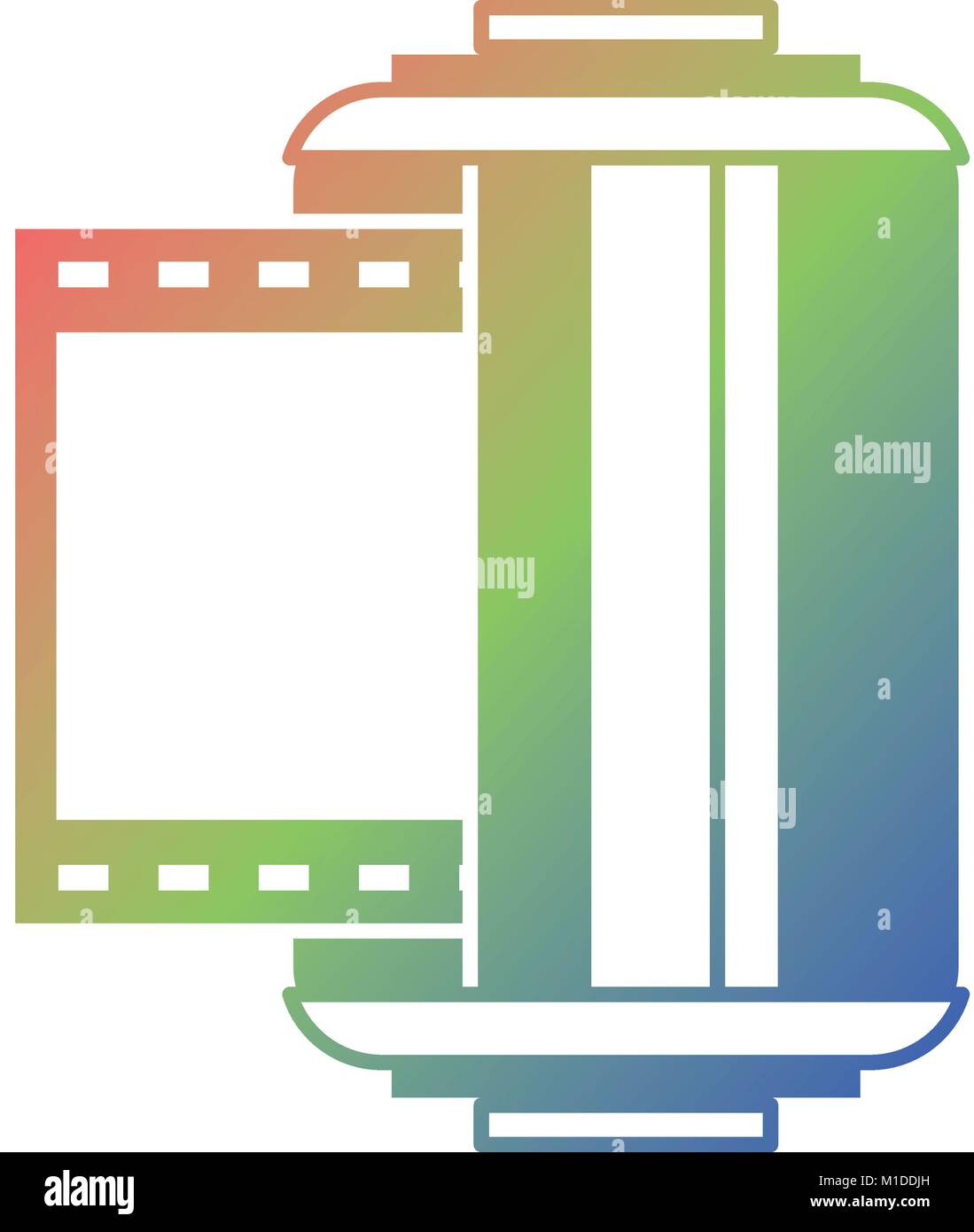 Roll Band fotografischen Kamera vintage Stock Vektor Roll Band fotografischen Kamera vintage Stock Vektor