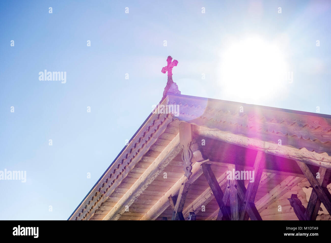 Alm in der Nähe von Hörnle, Bad Kohlgrub, Ammergauer Alpen, Bayern, Deutschland Stockfoto