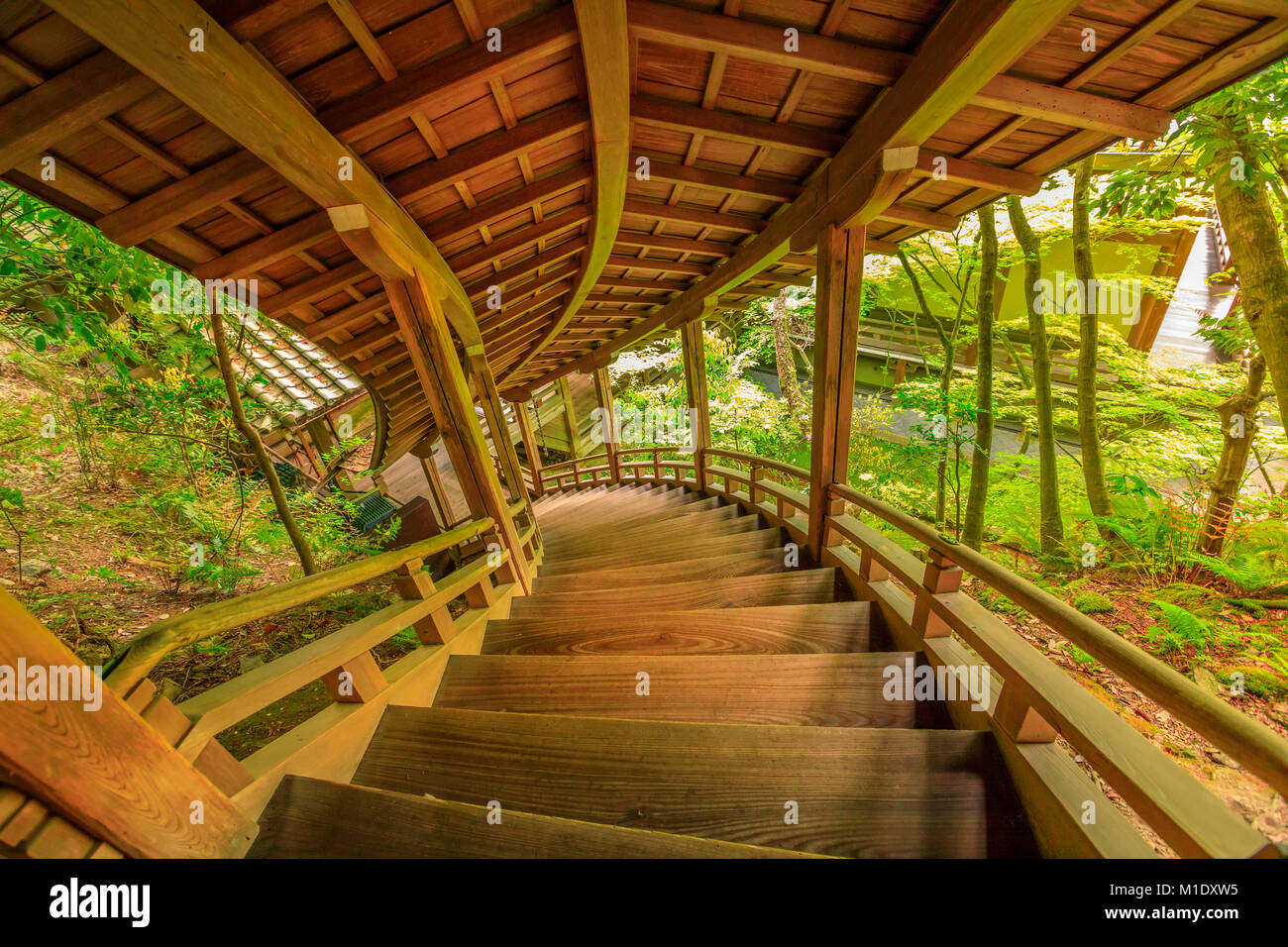 Architektur von Zen Tempel Stockfoto
