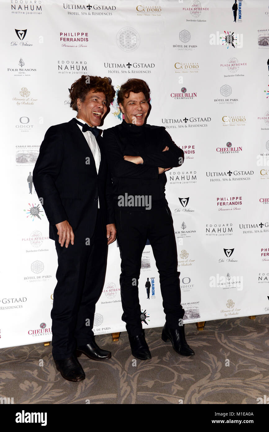 Januar 25th, 2018 - Paris Stars Die besten Award Gala 41th Edition" im Four Seasons Hotel George V in Paris teilnehmen. ****** BYLINE LESEN MÜSSEN: Stockfoto