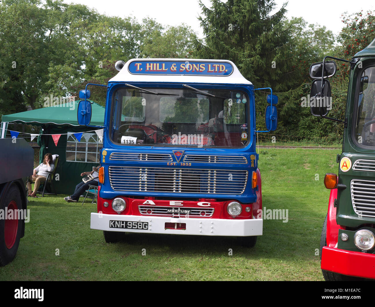 AEC Lkw auf Anzeige an GCMES öffnen Wochenende Stockfoto