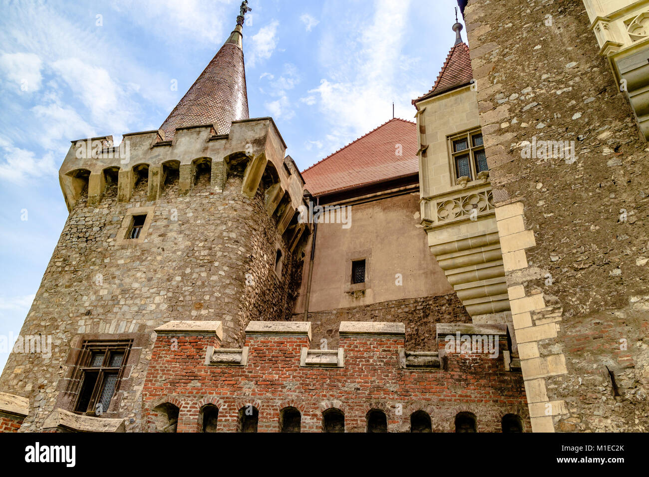 Corvin Burg Hunedoara, Siebenbürgen, Rumänien. Juni 2017. Stockfoto
