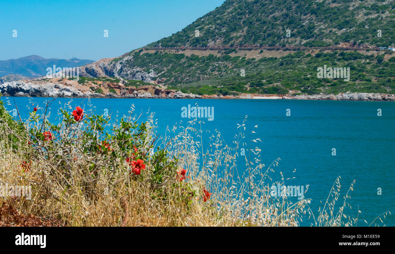 Bali, Kreta, Griechenland die Aussicht von oben. Stockfoto