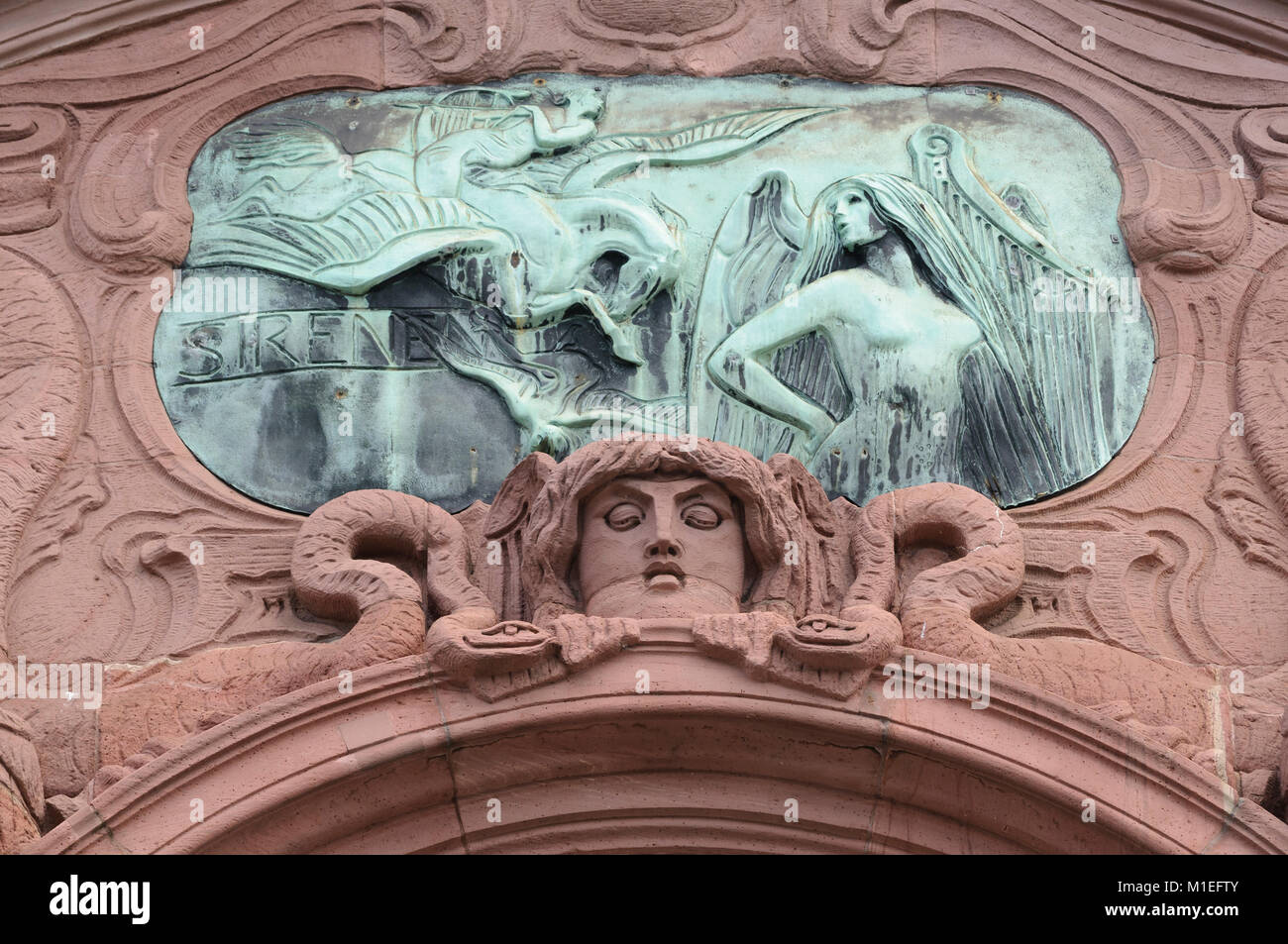 Mannheim, Rosengarten Stockfoto