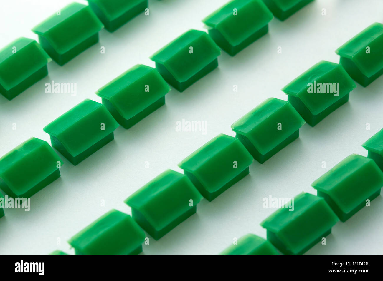 Noch immer leben Modell einer Vorstadtstraße. Stockfoto