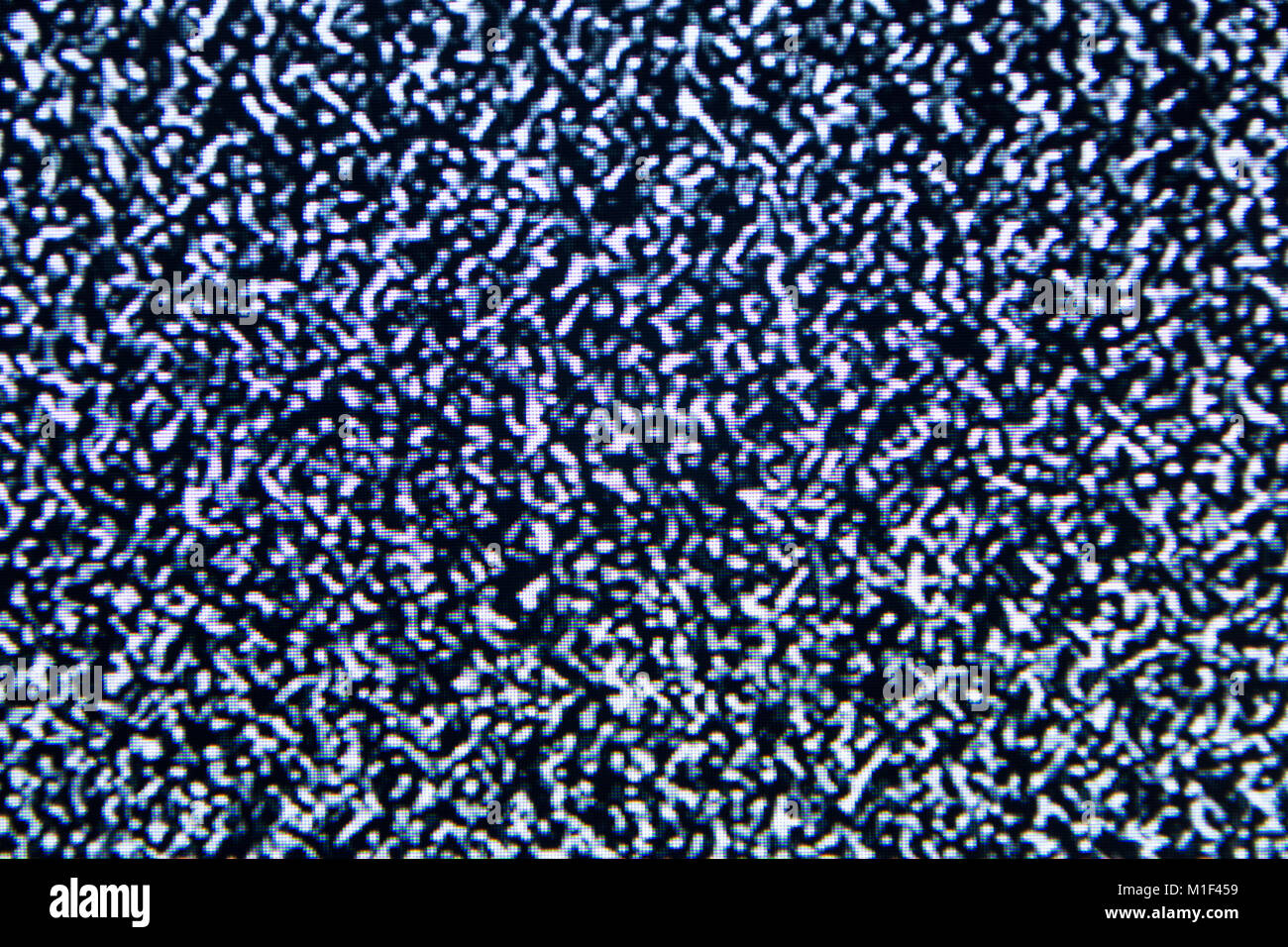 Laut Tv Bildschirm Pixel Storsignal Stockfotografie Alamy