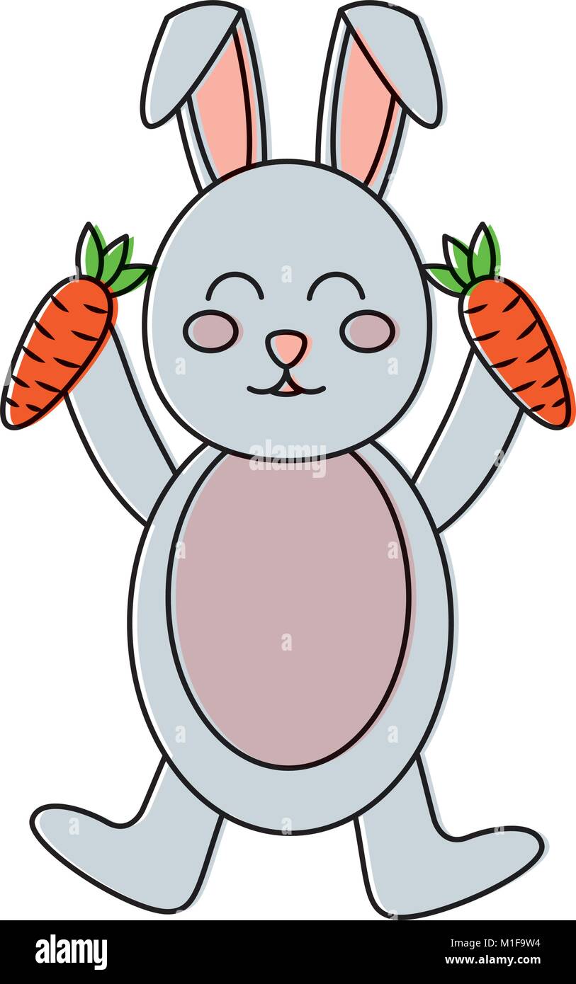 Hase Mit Karotte Stockfotos & Hase Mit Karotte Bilder - Alamy
