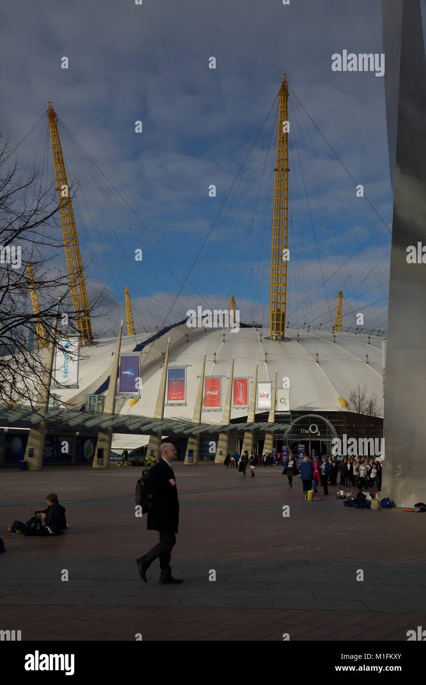 London, UK, 30. Januar 2018, blauer Himmel über London © Keith Larby/Alamy leben Nachrichten Stockfoto